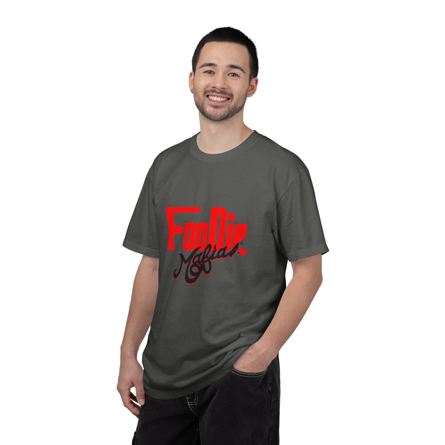 L.O.E.F Red Foodie Mafia Unisex Tee shirt (Black)