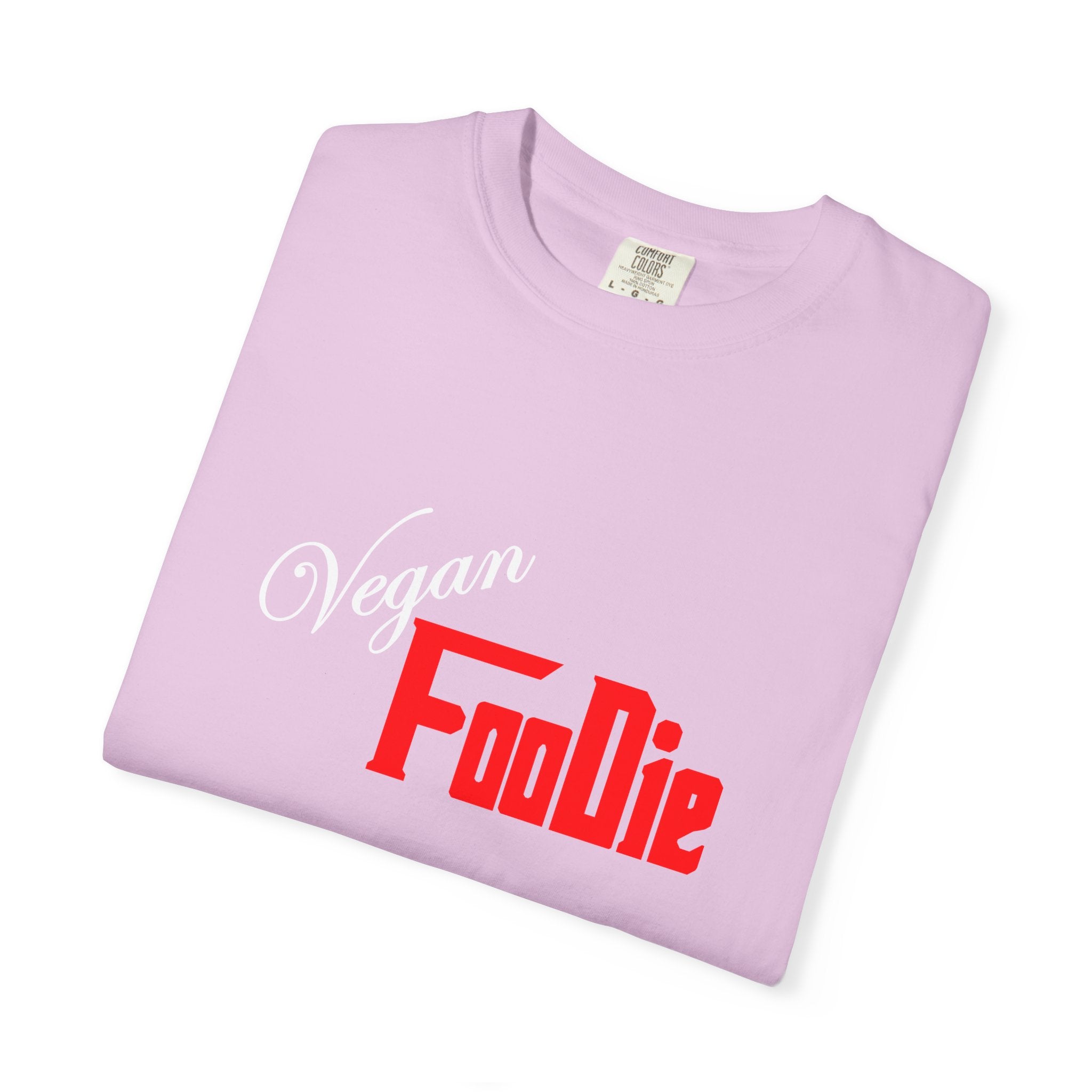 L.O.E.F Unisex Vegan Foodie Tee Shirt (Fiery Red)