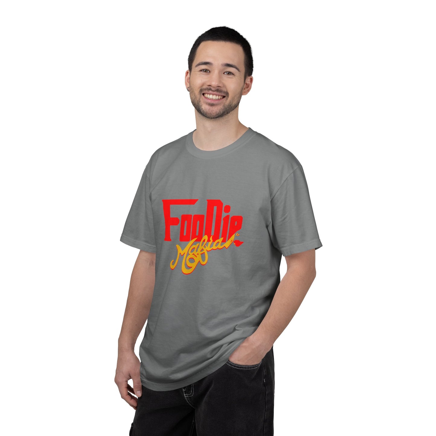 L.O.E.F Red Foodie Mafia Unisex Tee Shirt (Gold)