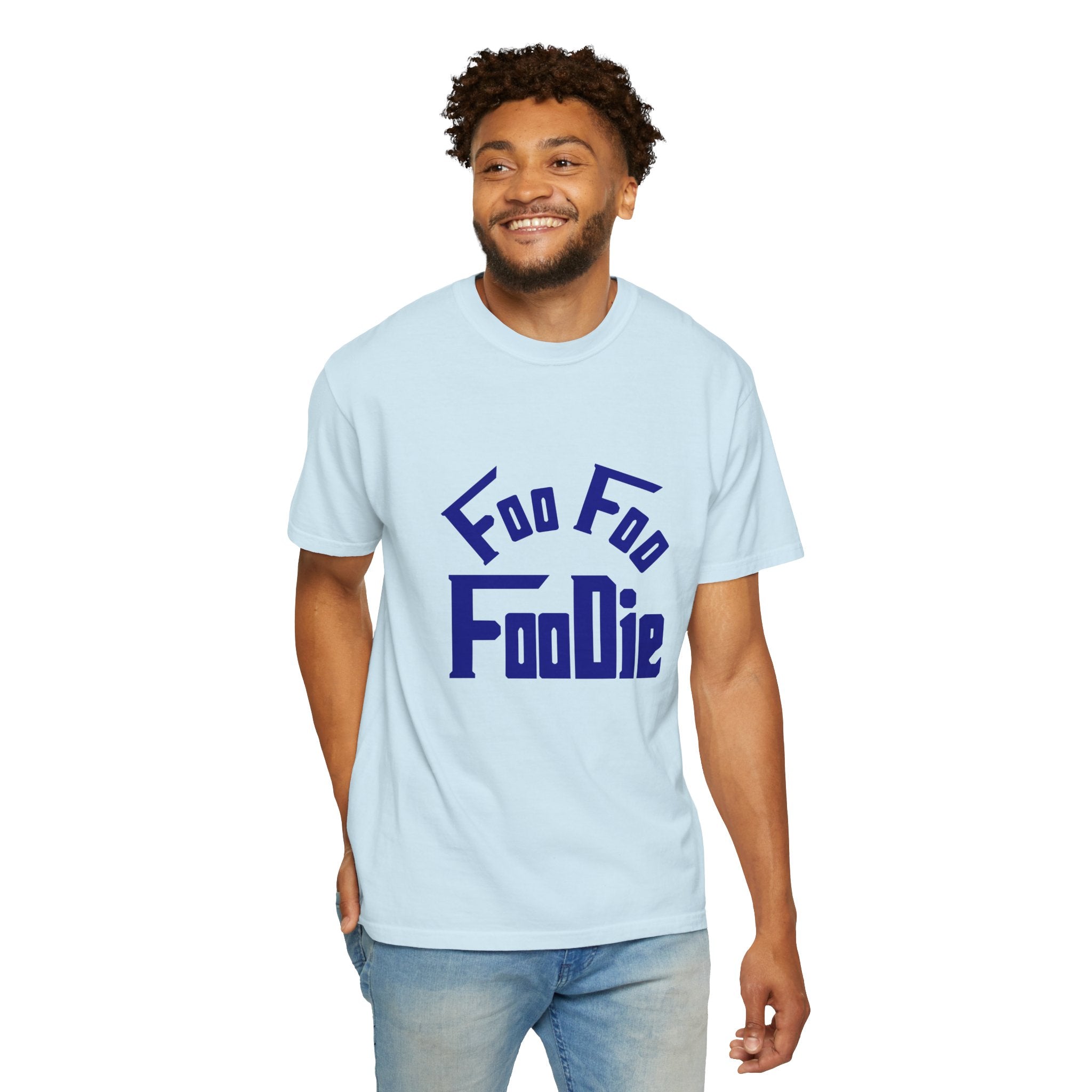 L.O.E.F FOO FOO FOODIE Unisex Tee shirt(Dark Blue)