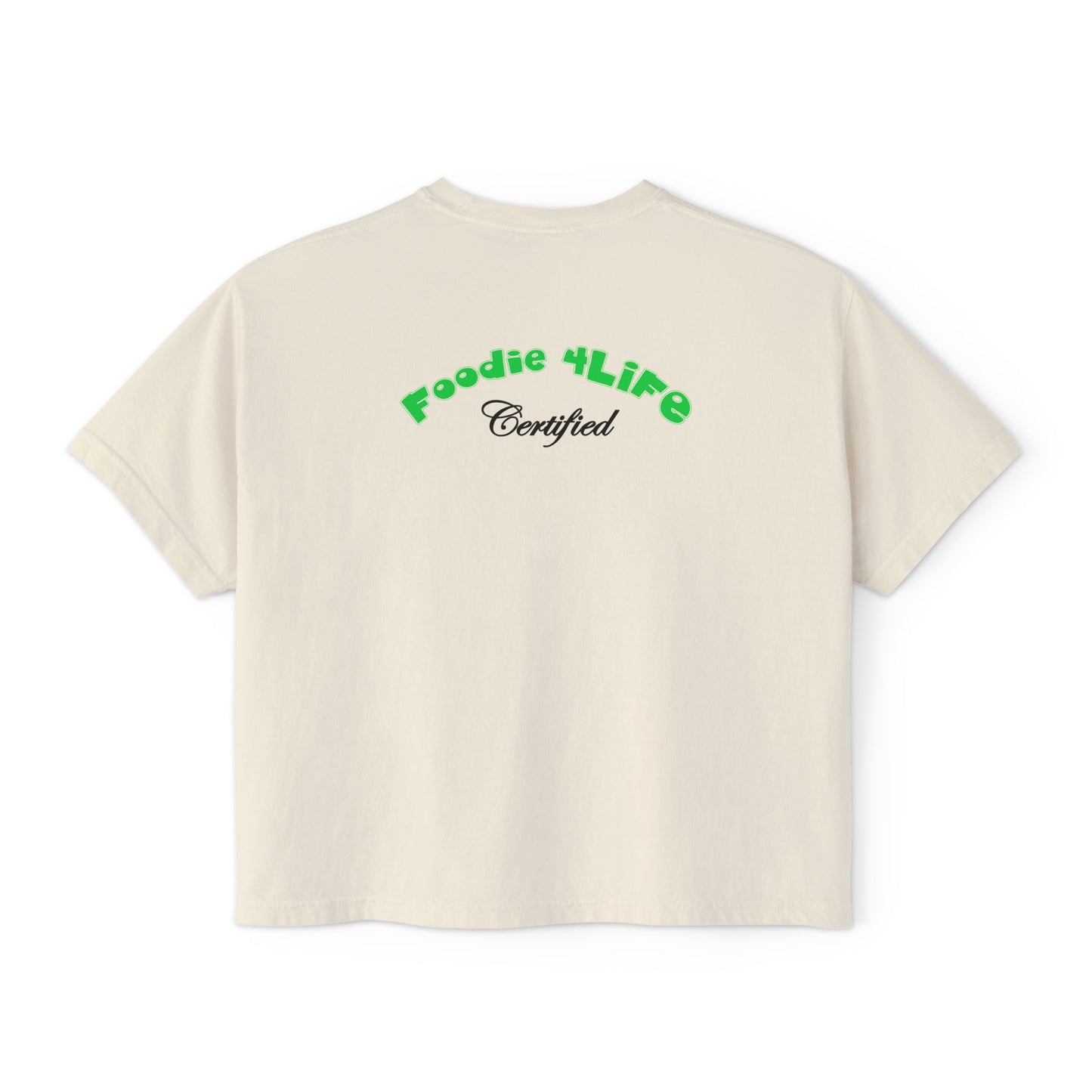 L.O.E.F Foodie 4Life Certified Boxy Tee (Machalite Green)