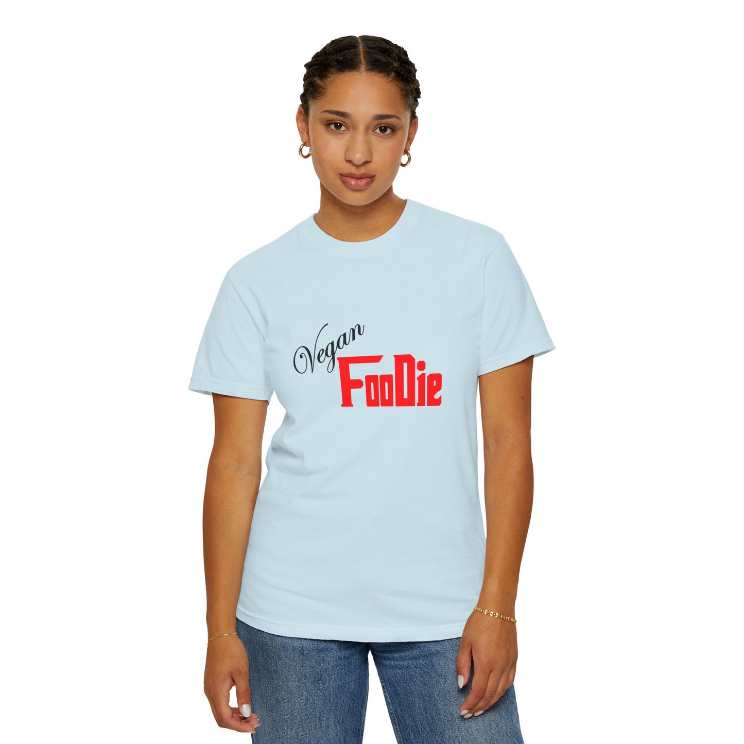 L.O.E.F Unisex Vegan Foodie Tee Shirt (Fiery Red)