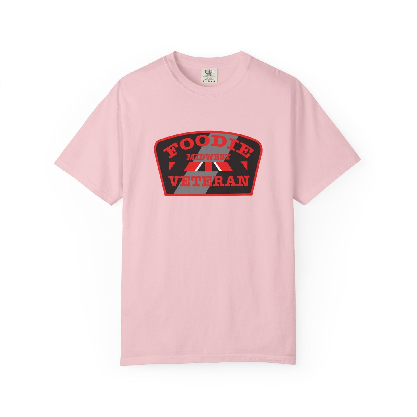 L.O.E.F Foodie Veteran MIDWEST Unisex Tee Shirt (Red)
