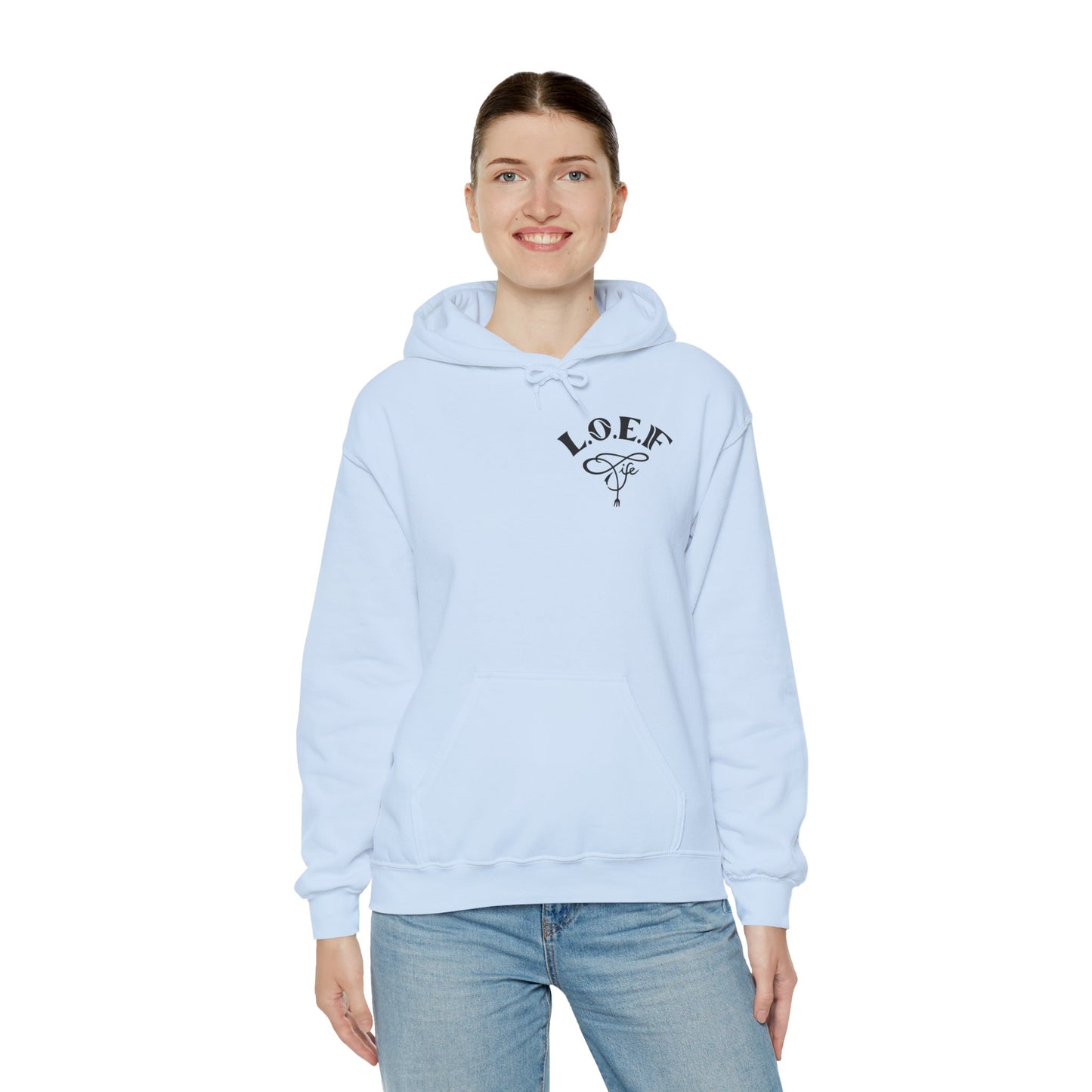 L.O.E.F Foodie 4Life Vegan Hoodie (Fuchsia)