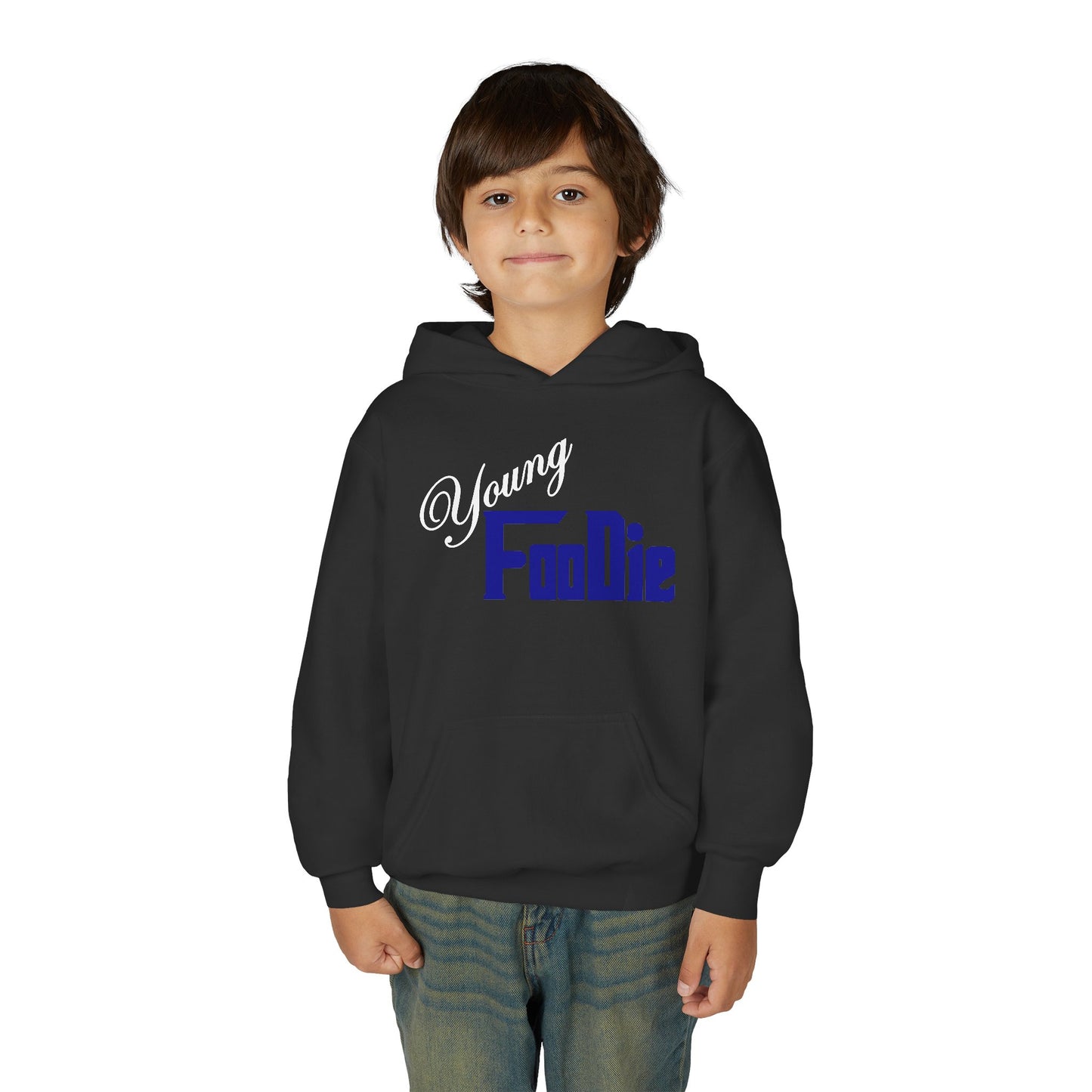 L.O.E.F Young Foodie Youth Hooded Sweatshirt (Dark Blue)