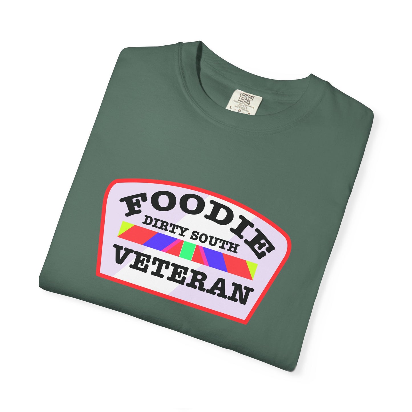 L.O.E.F Foodie Veteran DIRTY SOUTH Unisex Tee Shirt (Soft Pink)