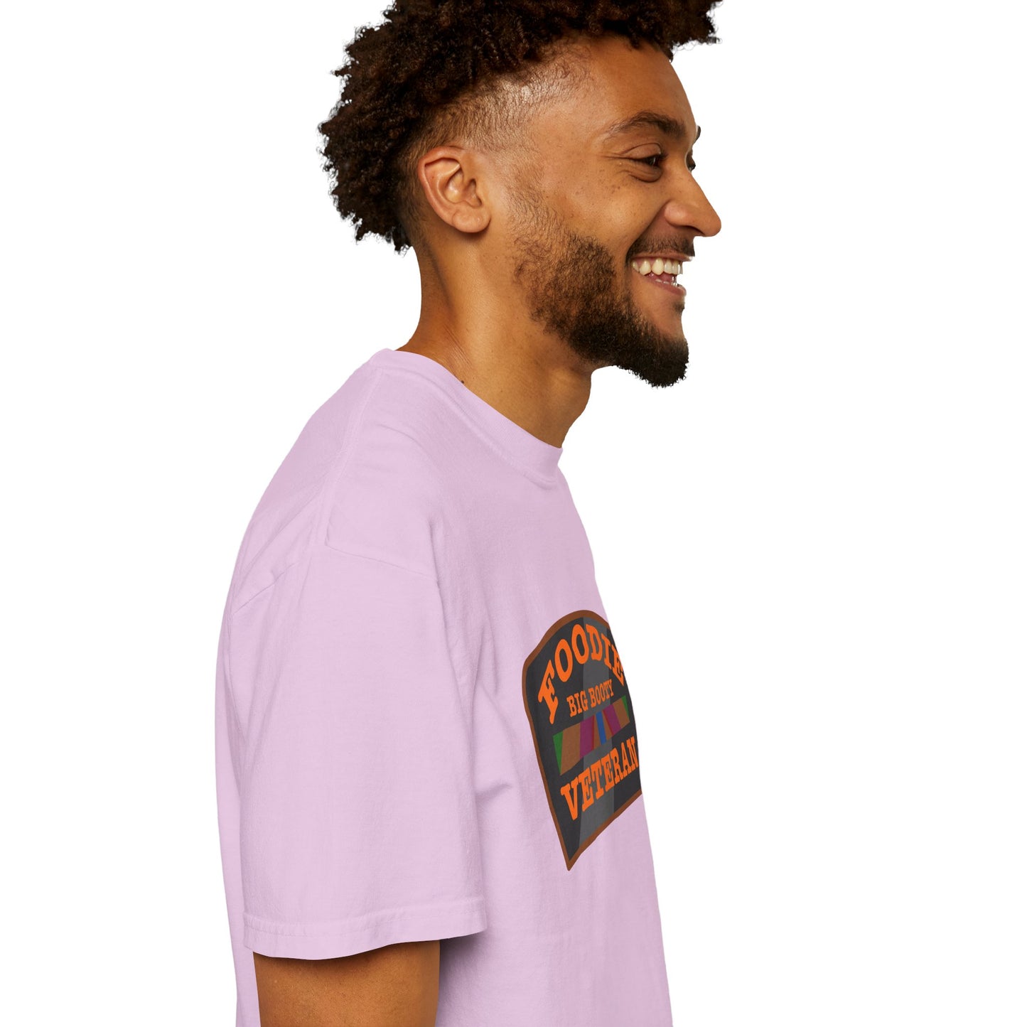 L.O.E.F Foodie Veteran BIG BOOTY Unisex Tee Shirt (Orange)