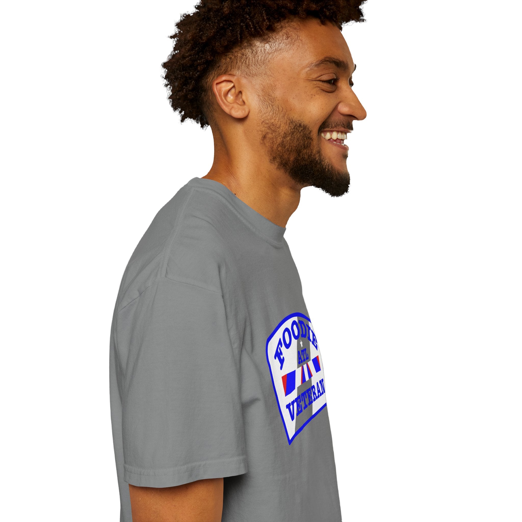 L.O.E.F Foodie Veteran ATL Unisex Tee Shirt (Blue)