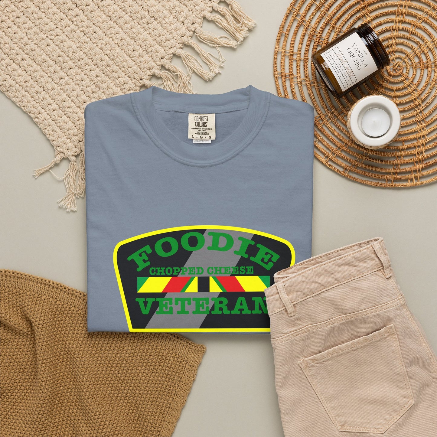 L.O.E.F Foodie Veteran Chopped Cheese Unisex Tee Shirt