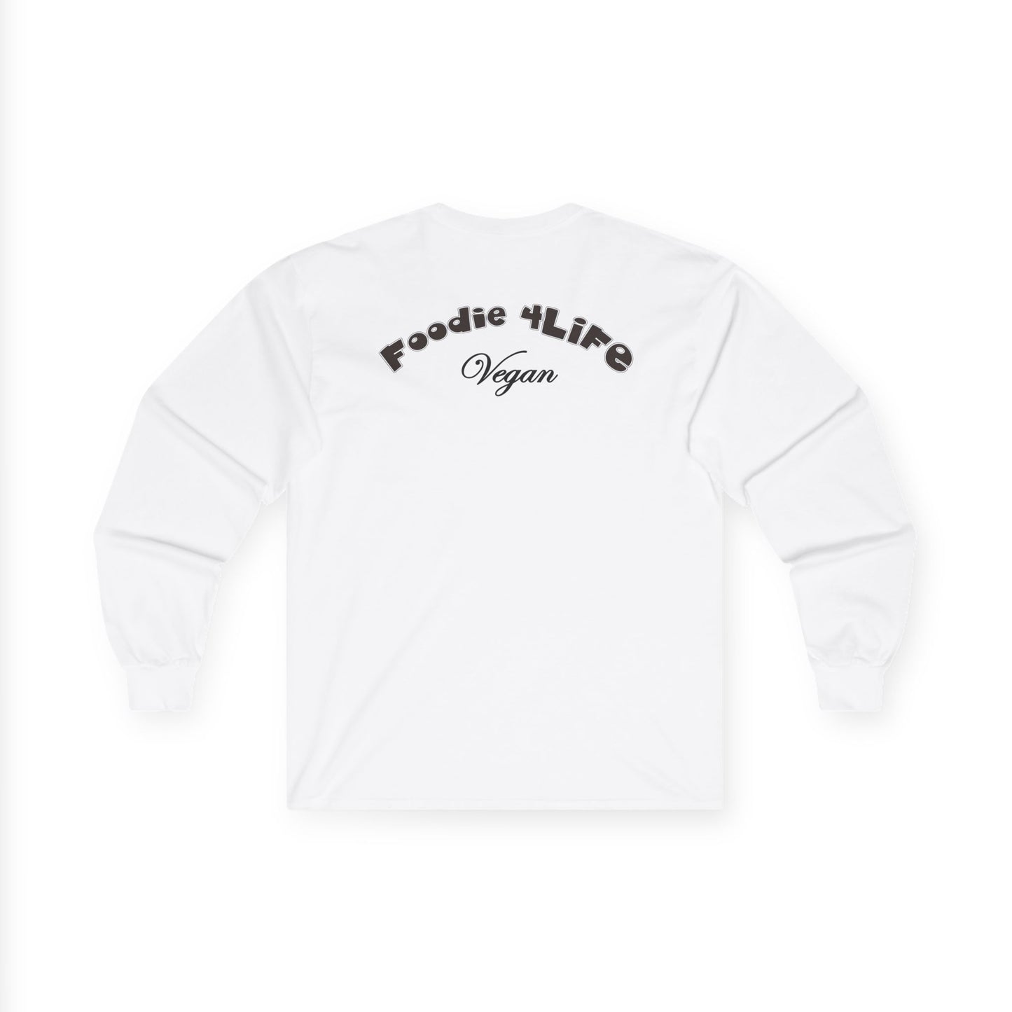 L.O.E.F Foodie 4Life Vegan Long Sleeve Tee (Black)