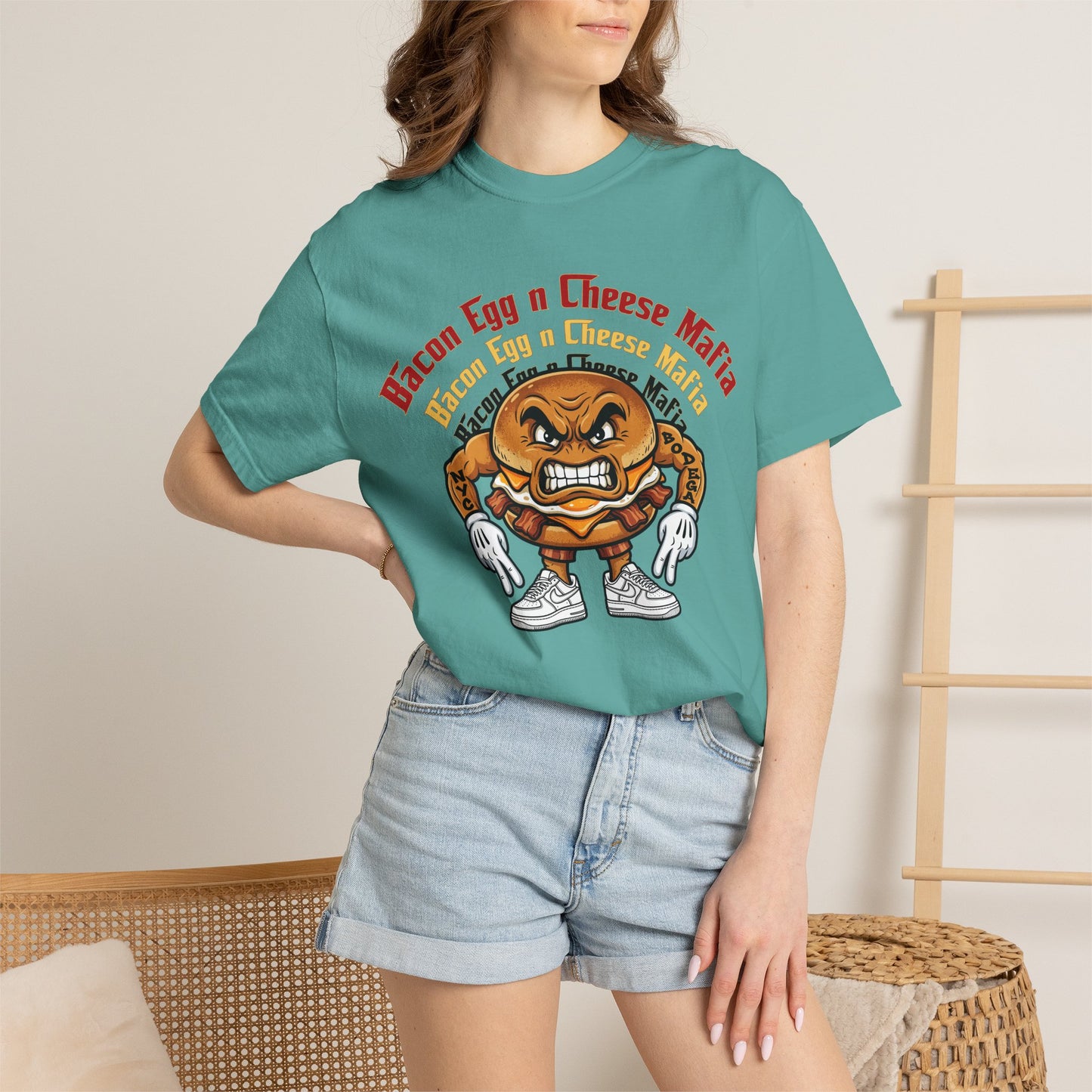 L.O.E.F Bacon Egg n Cheese Mafia Unisex Tee Shirt