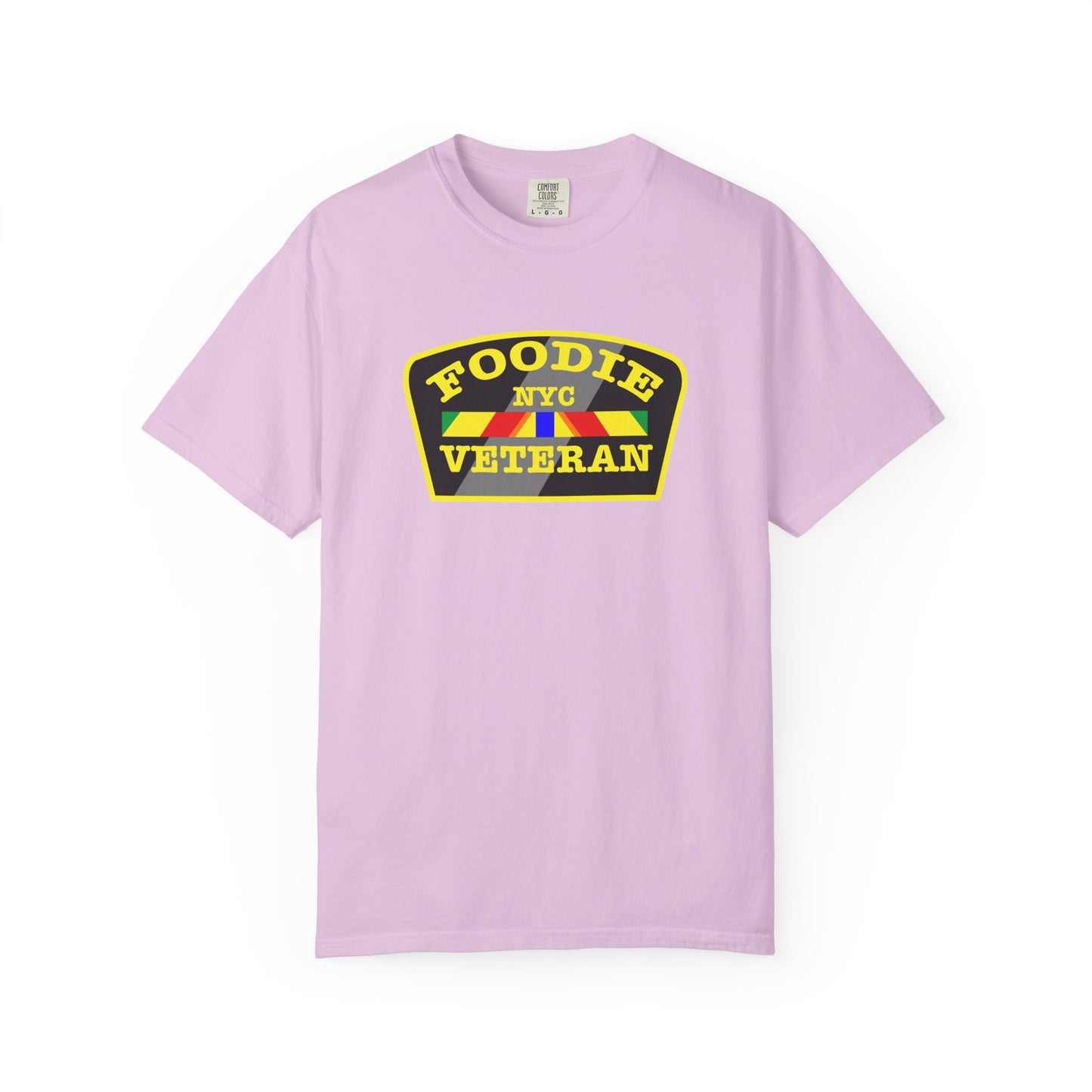 L.O.E.F Foodie Veteran NYC Unisex Tee Shirt (Yellow)