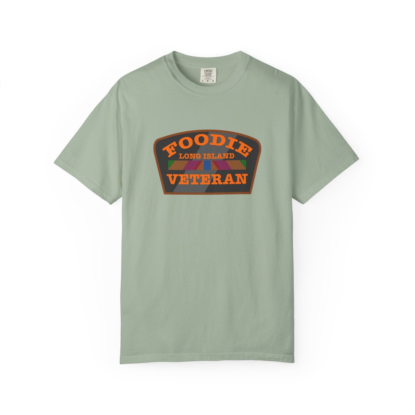 L.O.E.F Foodie Veteran Long Island Unisex Tee Shirt (Orange)