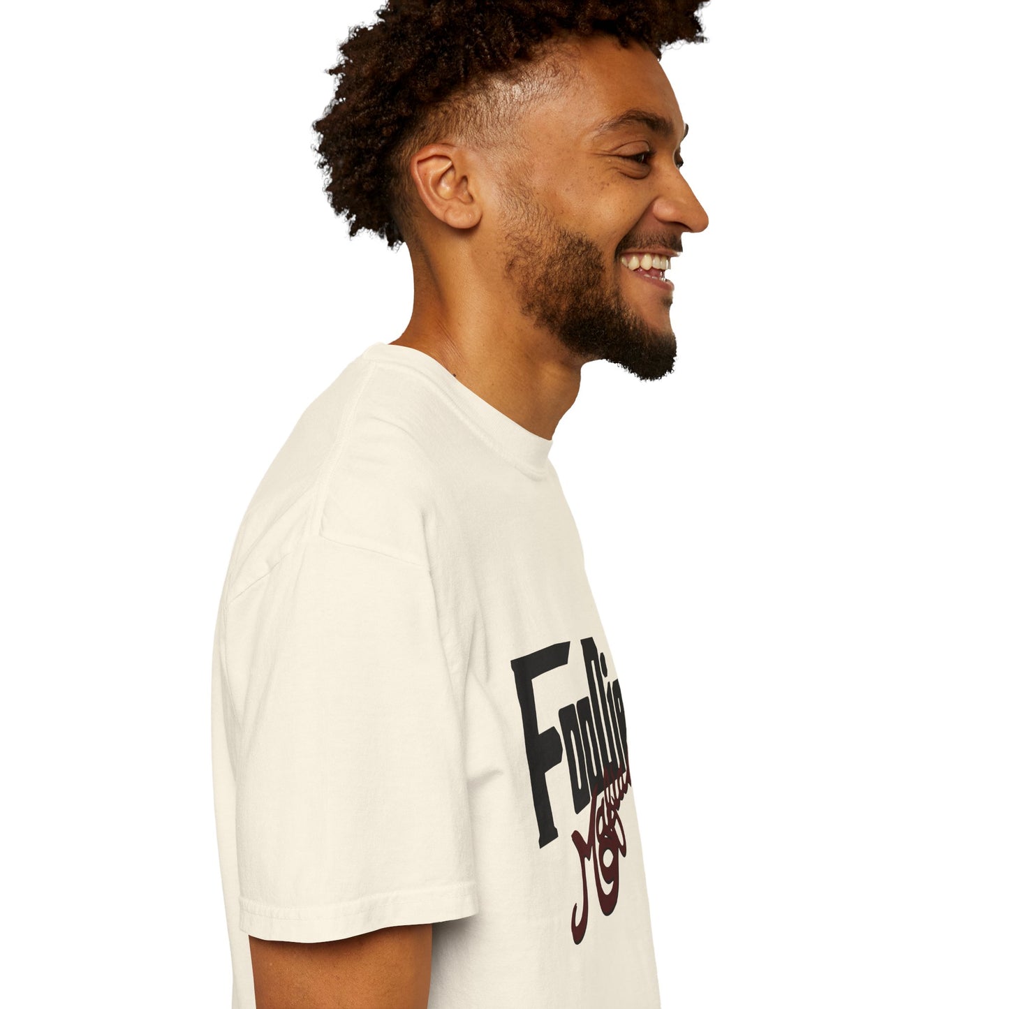 L.O.E.F Foodie Mafia Unisex Tee shirt (Maroon)