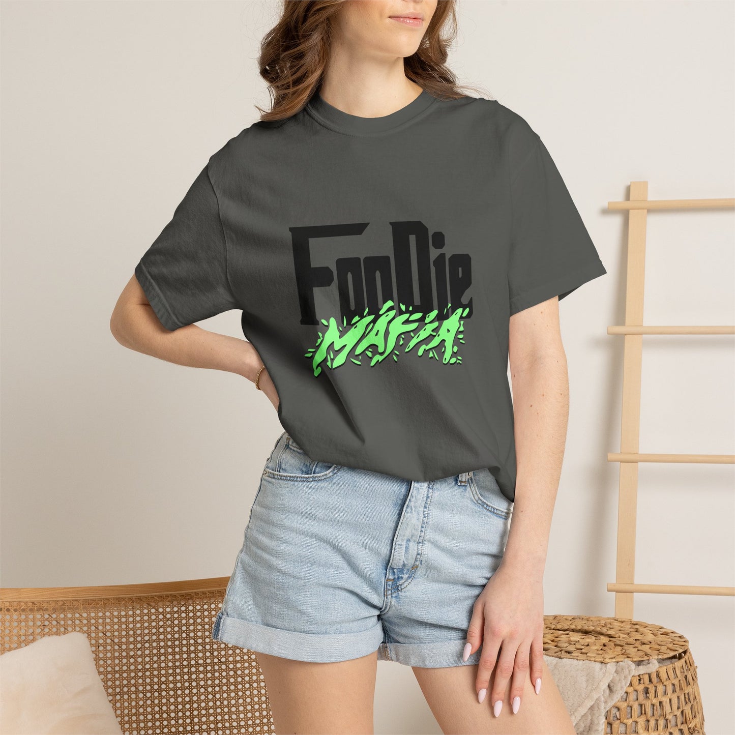 L.O.E.F Foodie Mafia Tee Shirt (Mint Green)