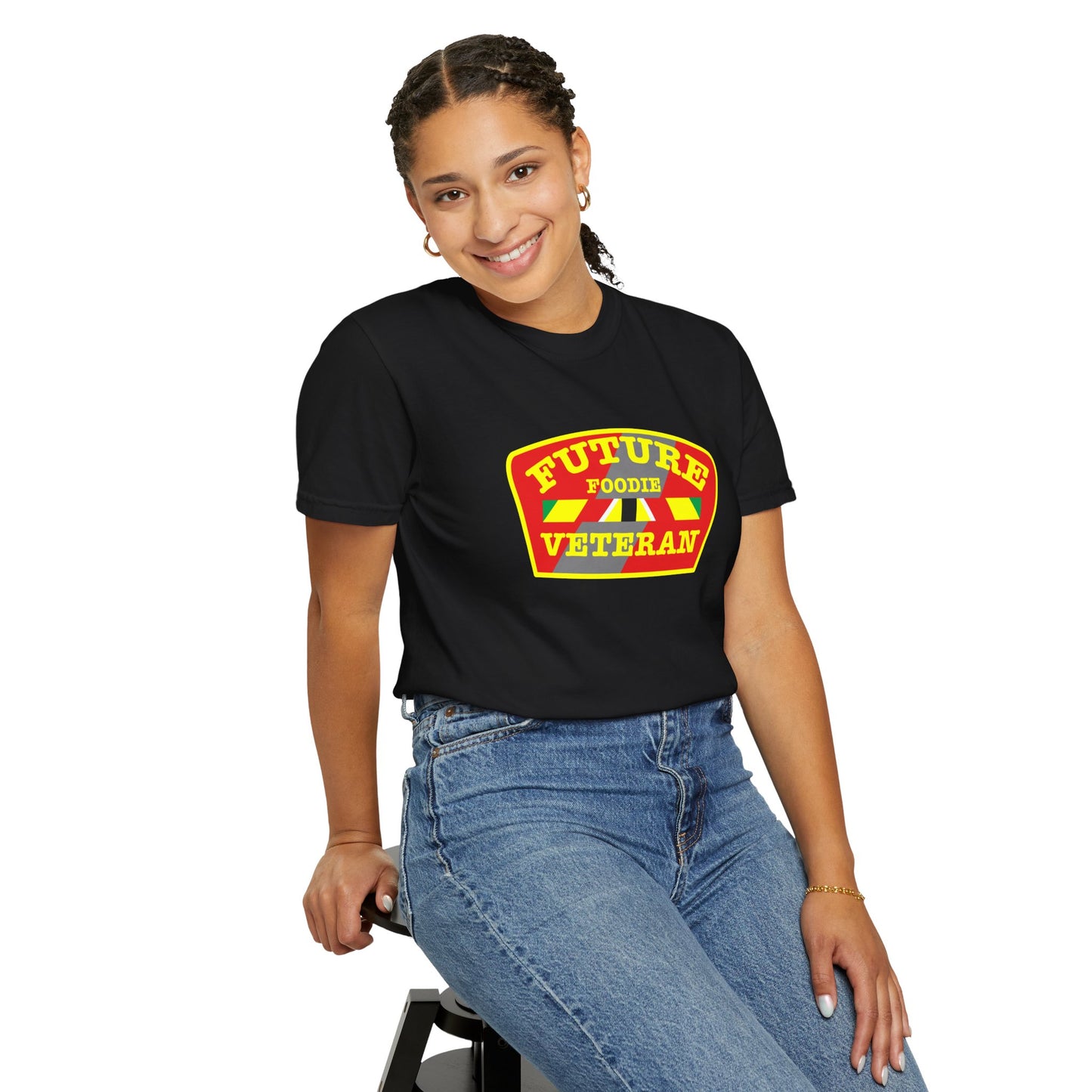 L.O.E.F Future Foodie Veteran Unisex Tee Shirt (Yellow)