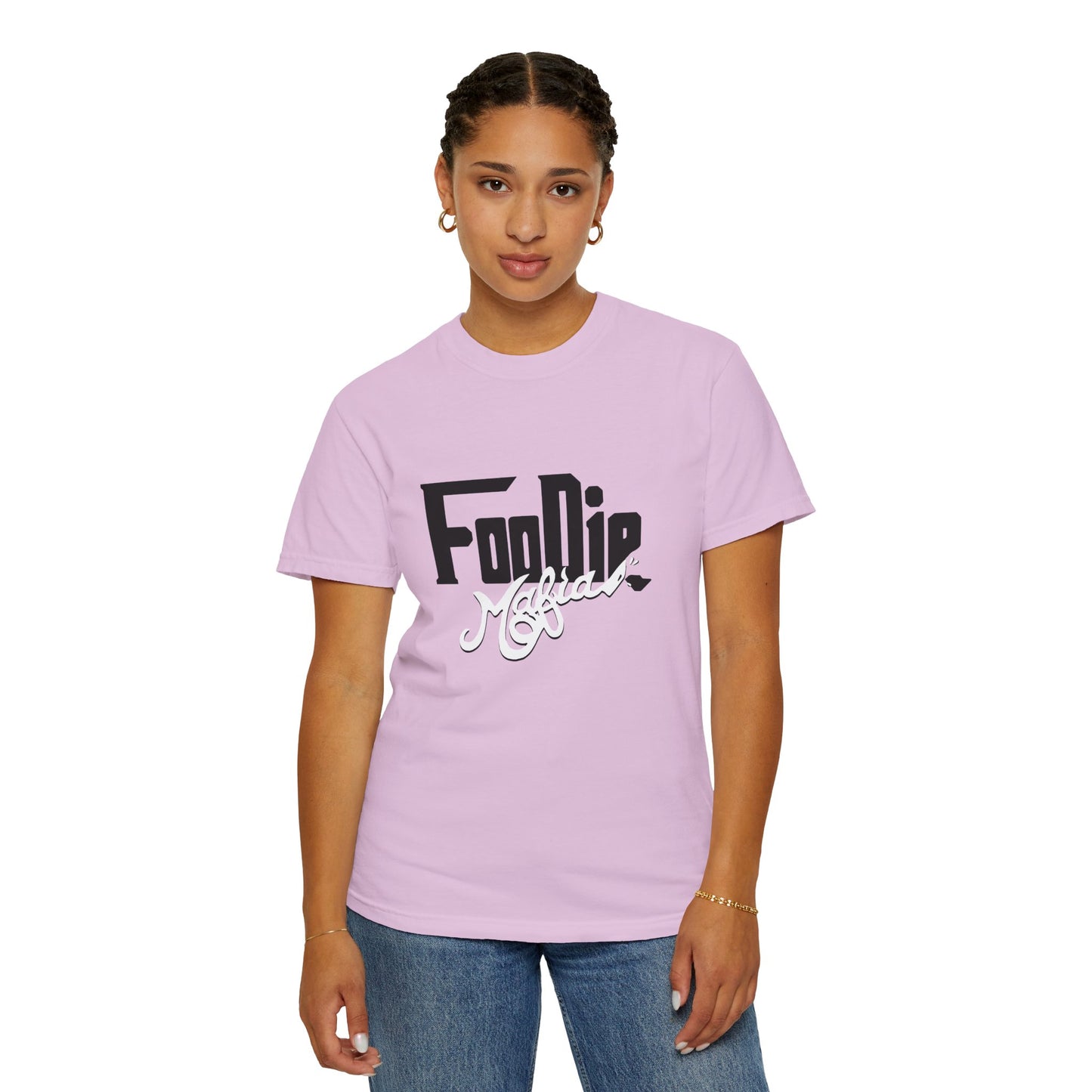 L.O.E.F Foodie Mafia Unisex Tee shirt (White)