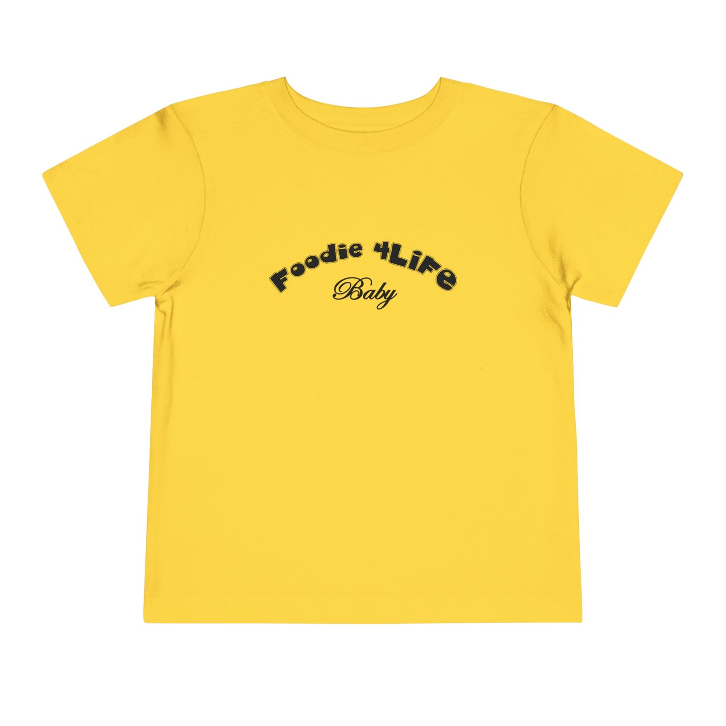 L.O.E.F Foodie 4Life Baby Tee Shirt  (Black)