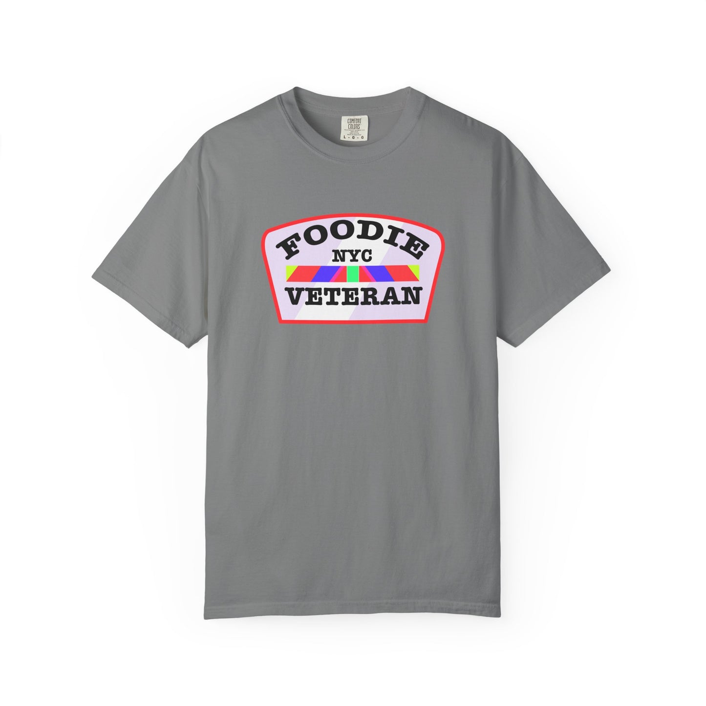 L.O.E.F Foodie Veteran NYC Unisex Tee Shirt (Soft Pink)