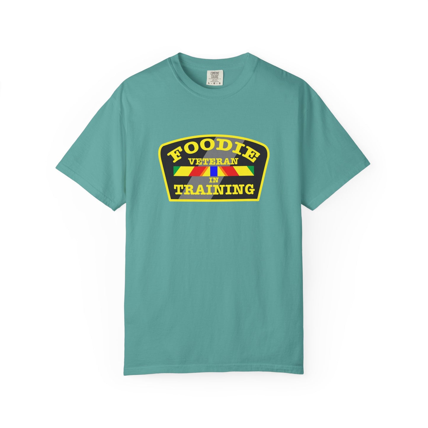 L.O.E.F Foodie Veteran IN TRAINING Unisex Tee Shirt (Yellow)