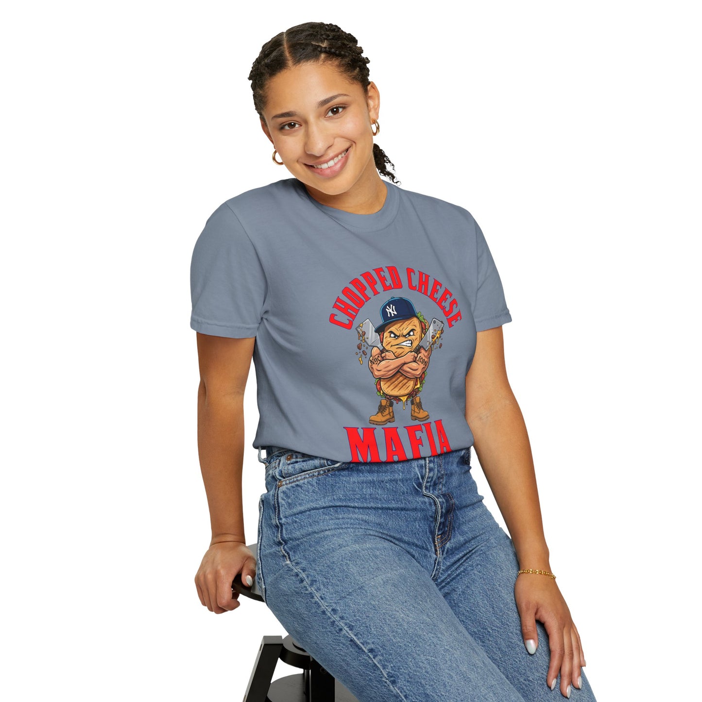 L.O.E.F Mafia Chopped Cheese Unisex Tee Shirt (Red)