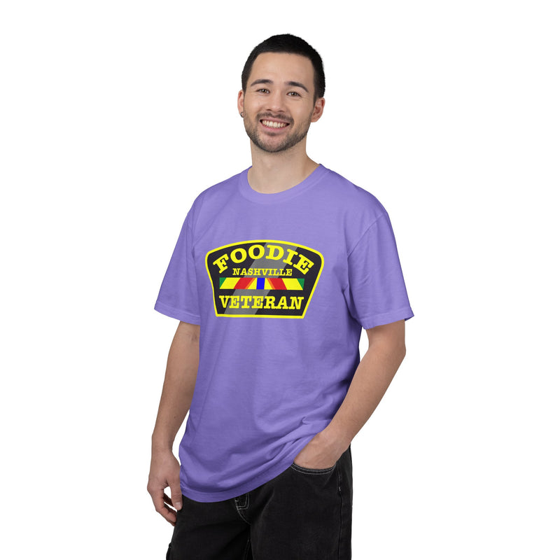 L.O.E.F Foodie Veteran NASHVILLE Unisex Tee Shirt (Yellow)