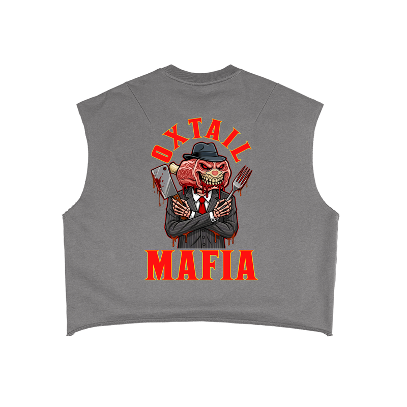 L.O.E.F. Life Oxtail Mafia French Terry Boxy Tank Top