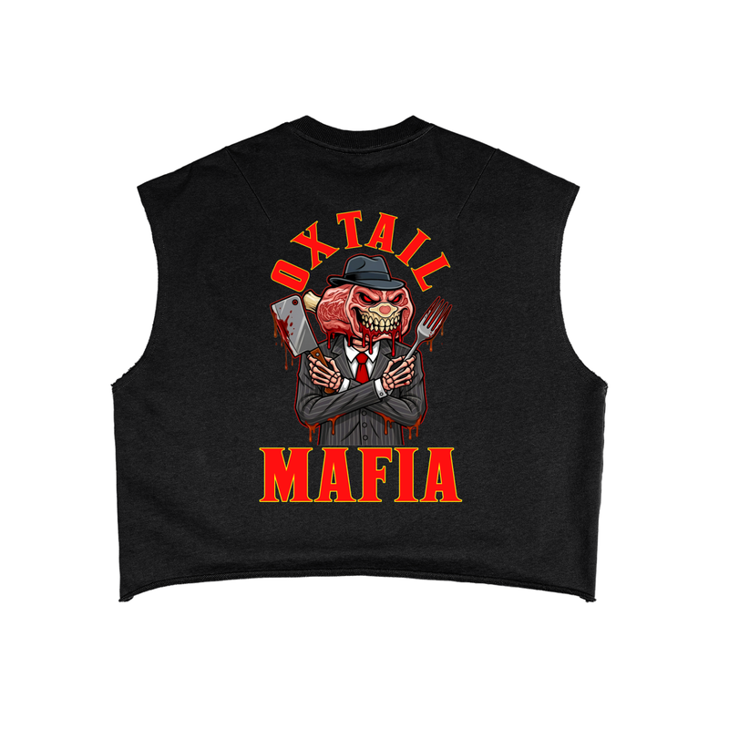 L.O.E.F. Life Oxtail Mafia French Terry Boxy Tank Top