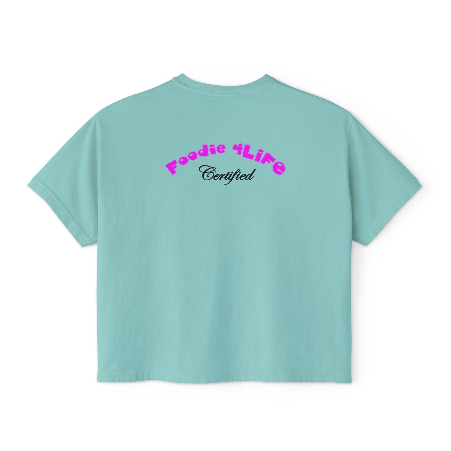 L.O.E.F Foodie 4Life Certified Boxy Tee (Fuchsia)