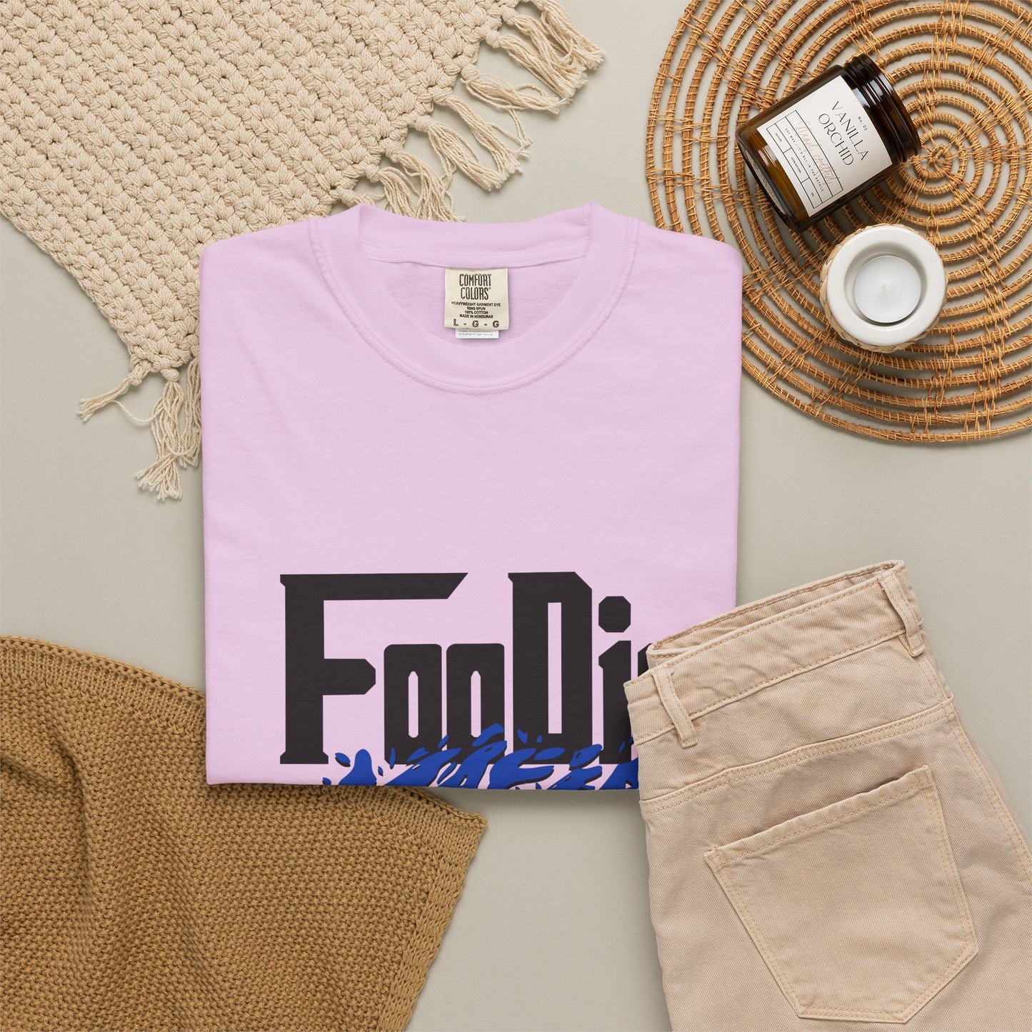 L.O.E.F Foodie Mafia Tee Shirt (Cobalt Blue)