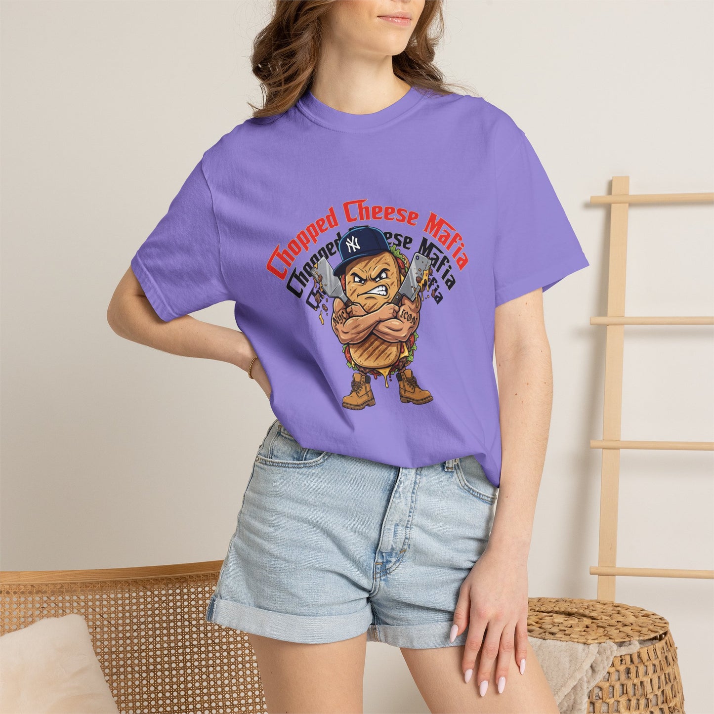 L.O.E.F Chopped Cheese Mafia Unisex Tee Shirt