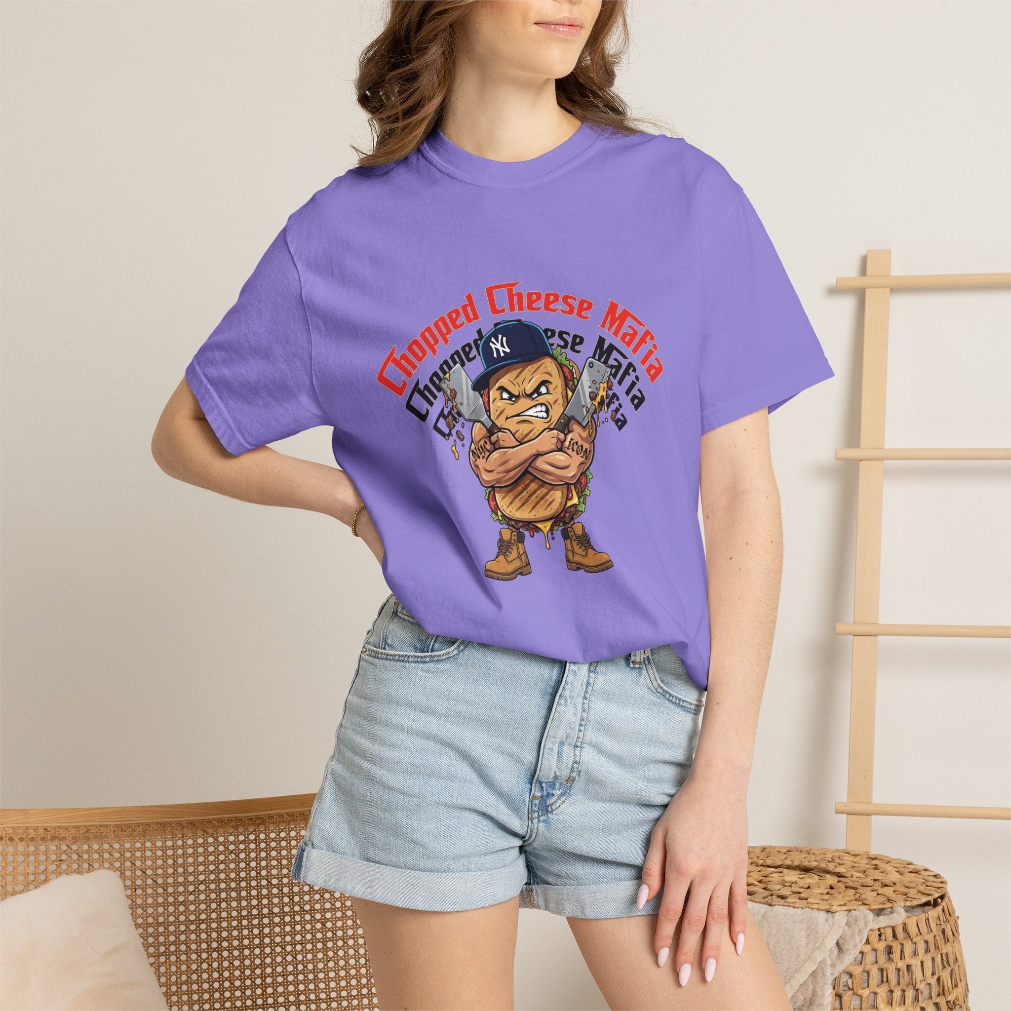 L.O.E.F Chopped Cheese Mafia Unisex Tee Shirt