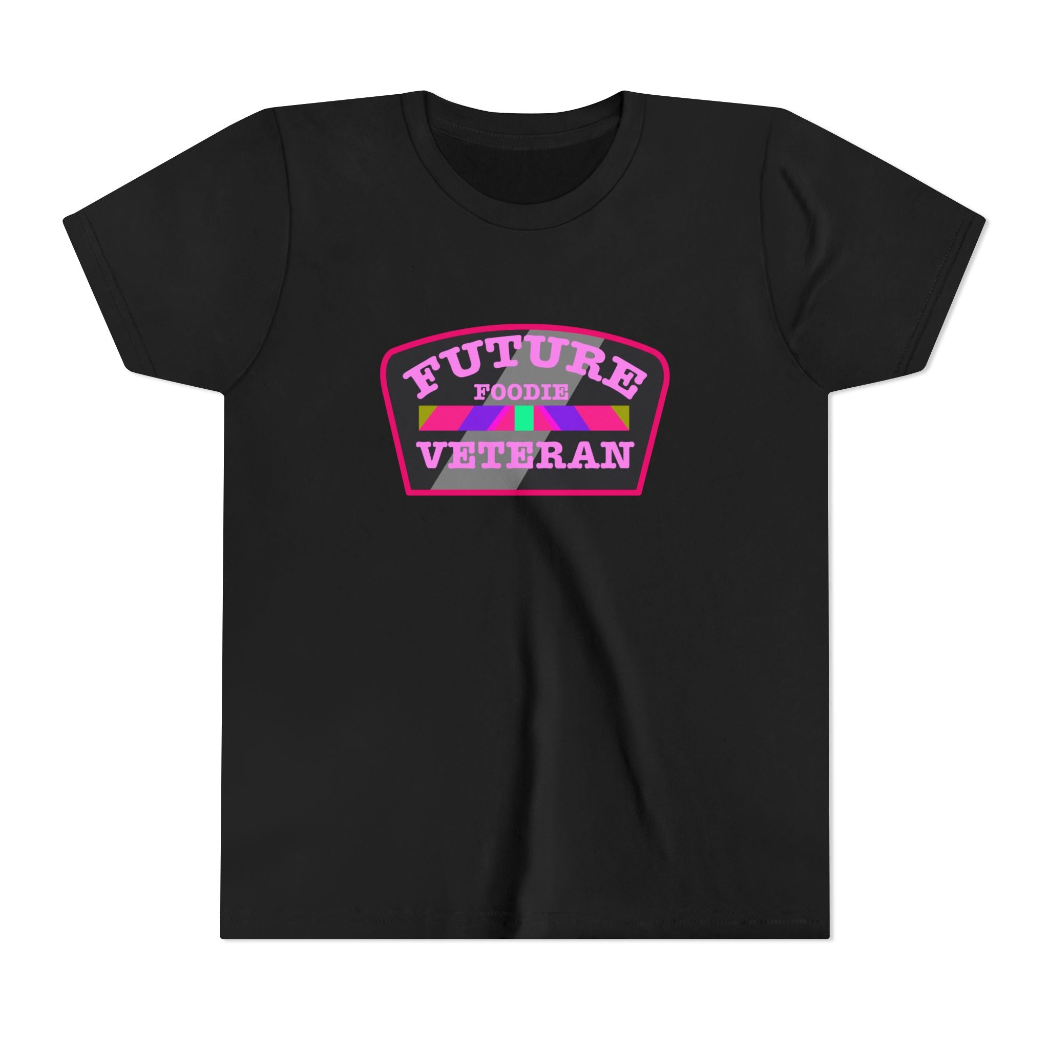 L.O.E.F Future Foodie Veteran Kids Tee Shirt (Pink)