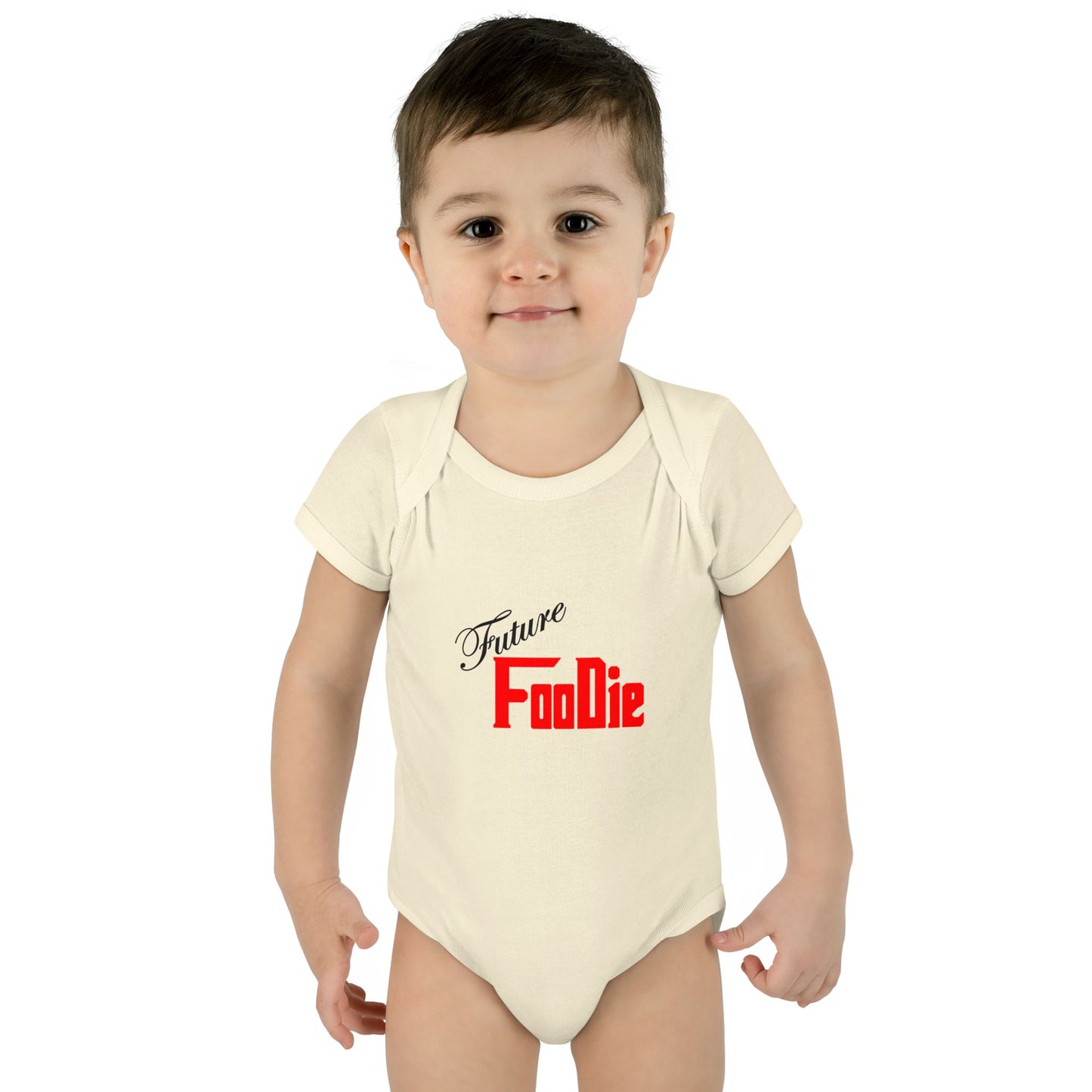 L.O.E.F Future Foodie Toddler Bodysuit (Fiery Red)