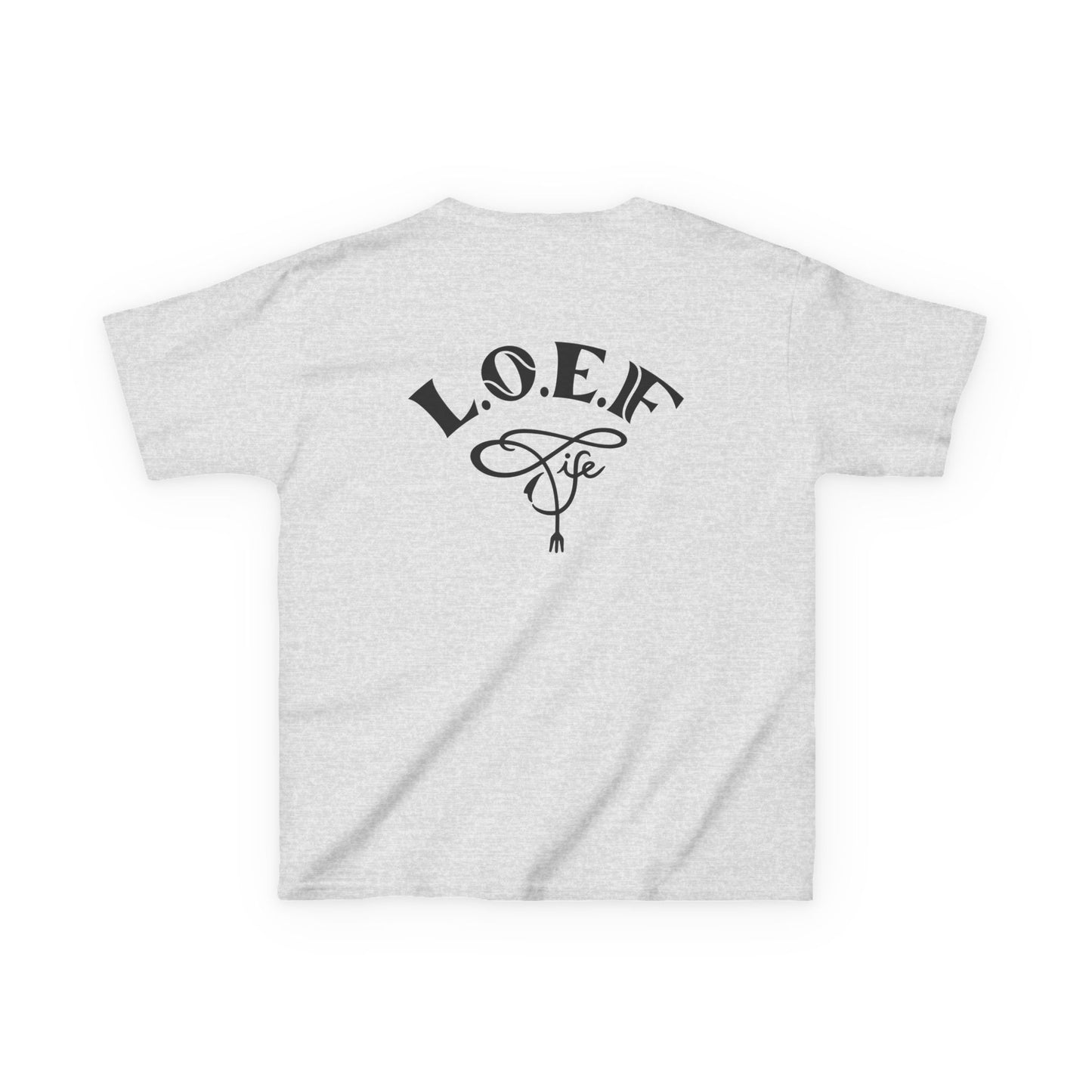 L.O.E.F Foodie 4Life Young Tee Shirt  (Machalite Green)