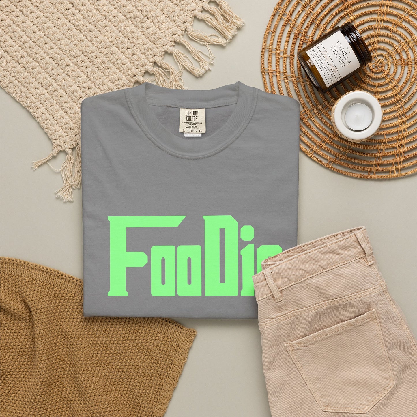 L.O.E.F Foodie Unisex Tee Shirt (Mint Green)