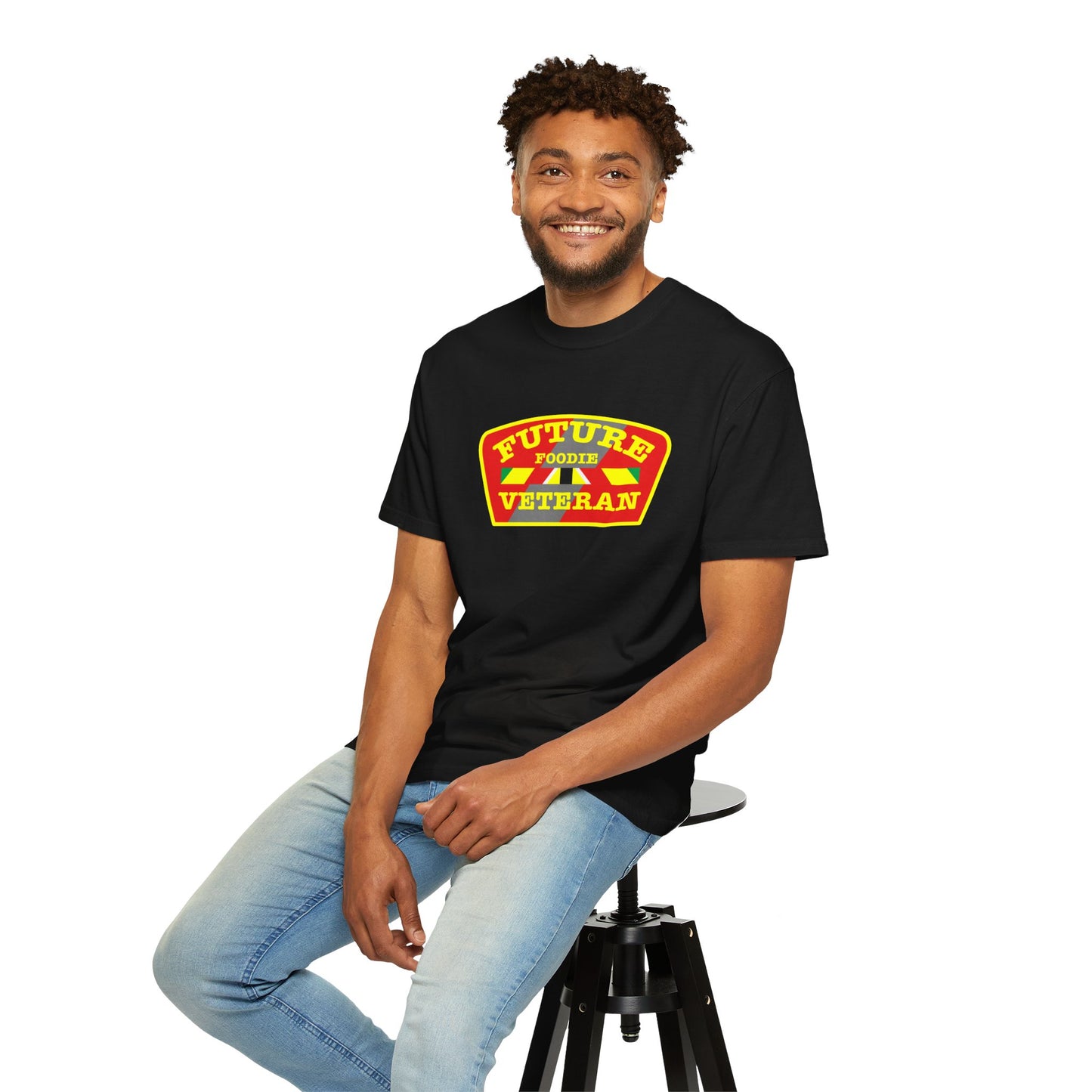L.O.E.F Future Foodie Veteran Unisex Tee Shirt (Yellow)