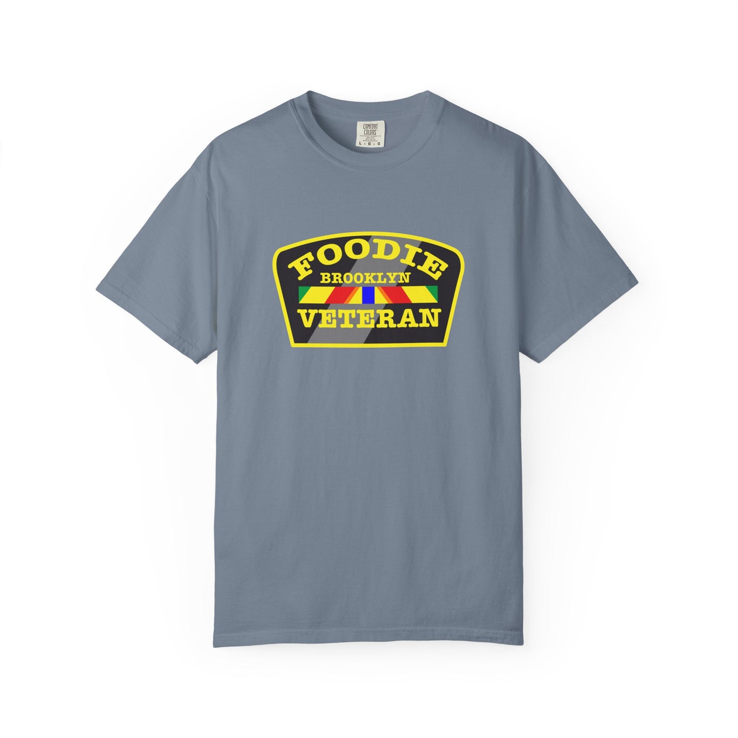L.O.E.F Foodie Veteran BROOKLYN Unisex Tee Shirt (Yellow)