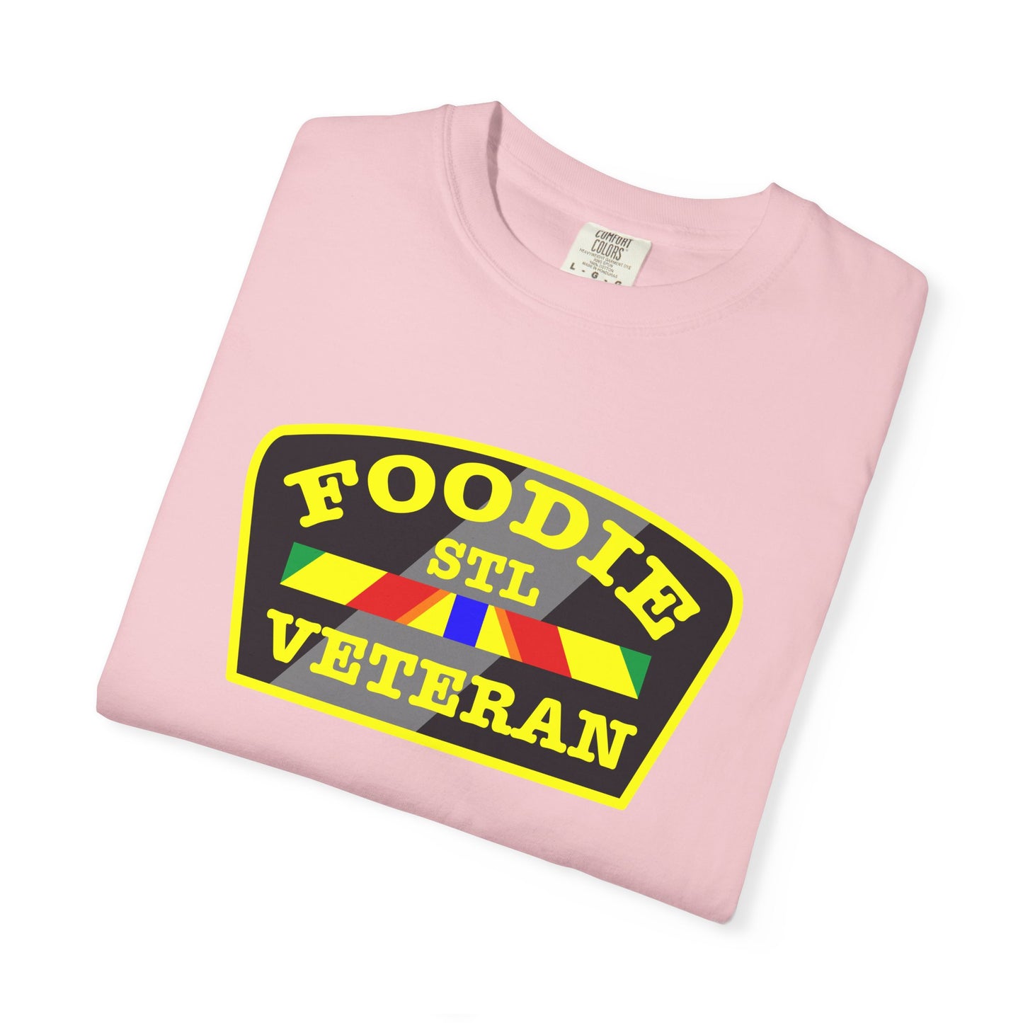 L.O.E.F Foodie Veteran STL Unisex Tee Shirt (Yellow)