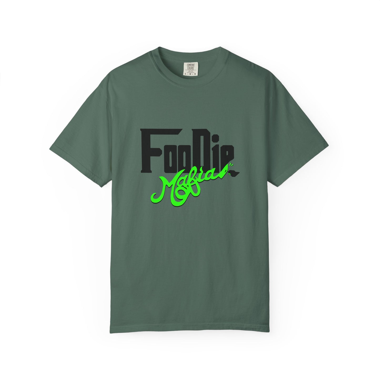 L.O.E.F Foodie Mafia Unisex Tee Shirt (Neon Green)