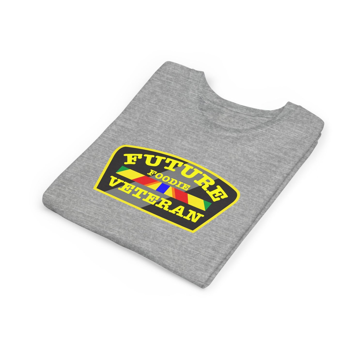 L.O.E.F Future Foodie Veteran Kids Tee Shirt (Yellow)