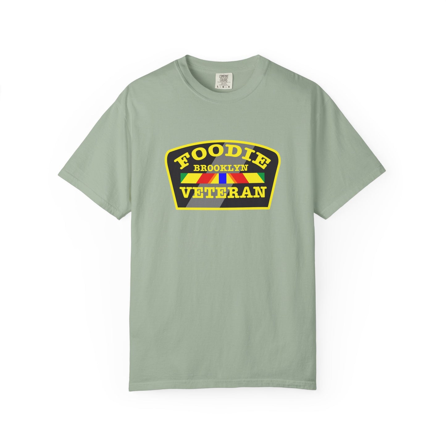 L.O.E.F Foodie Veteran BROOKLYN Unisex Tee Shirt (Yellow)