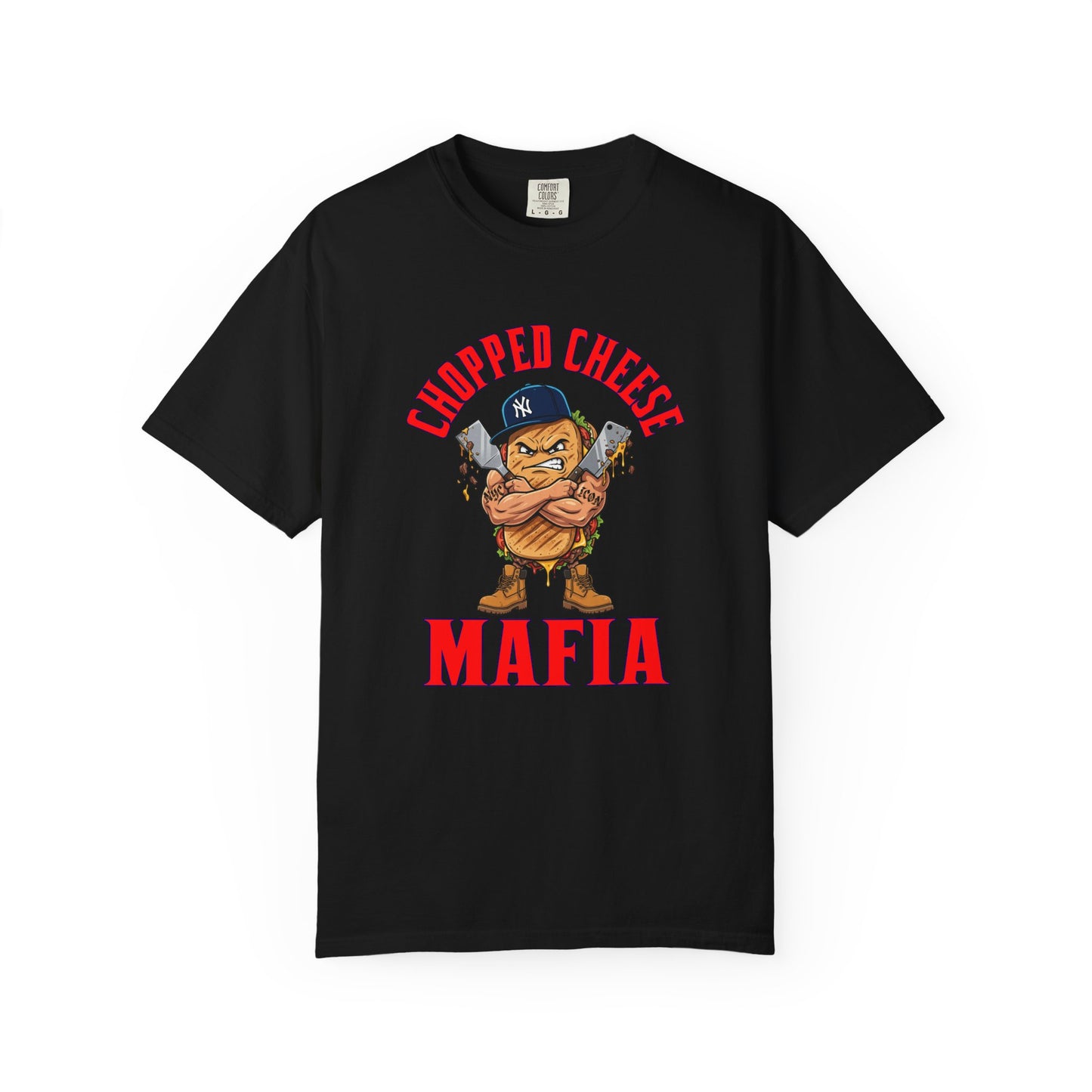 L.O.E.F Mafia Chopped Cheese Unisex Tee Shirt (Red)