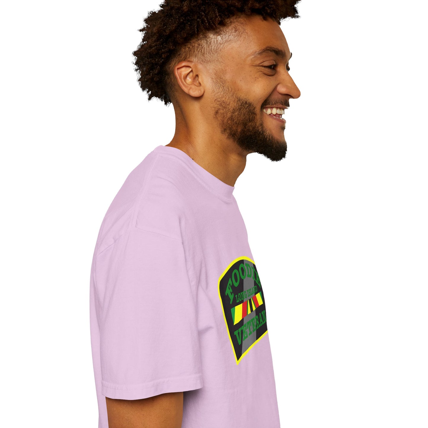 L.O.E.F Foodie Veteran Long Island Unisex Tee Shirt (Green)