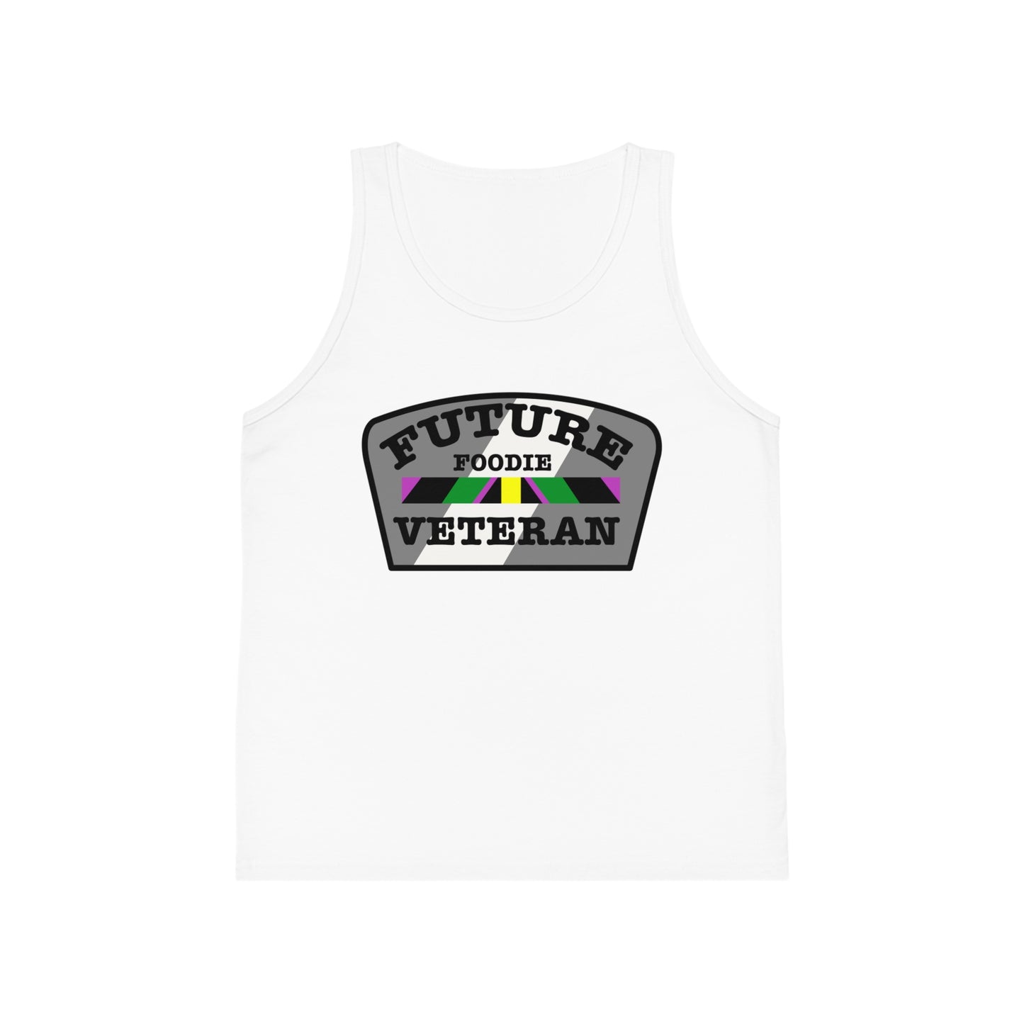 L.O.E.F Future Foodie Veteran Kids Tank Top (Gray)