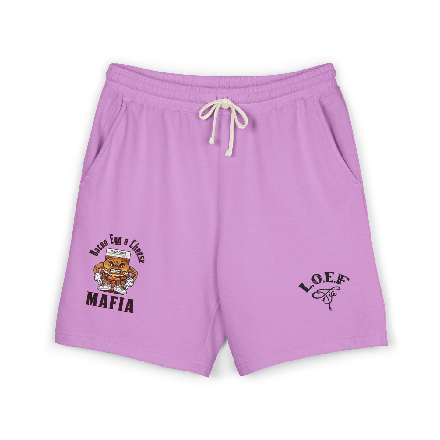 L.O.E.F Bacon Egg n Cheese Mafia Sweat Shorts