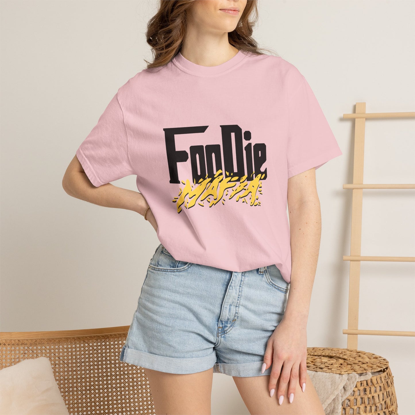 L.O.E.F Foodie Mafia Tee-Shirt (Mustard)