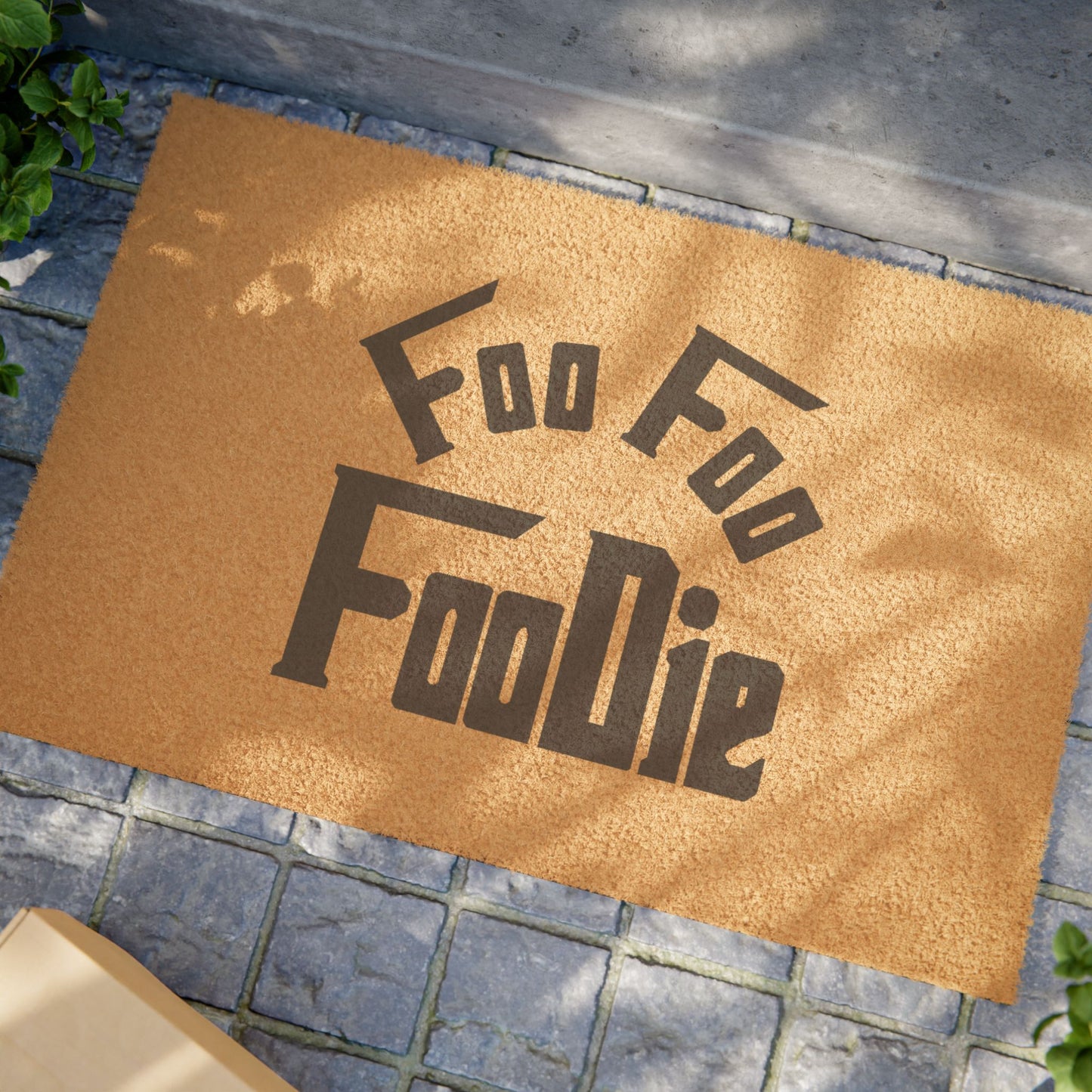 L.O.E.F Foo Foo Foodie Welcome Mat