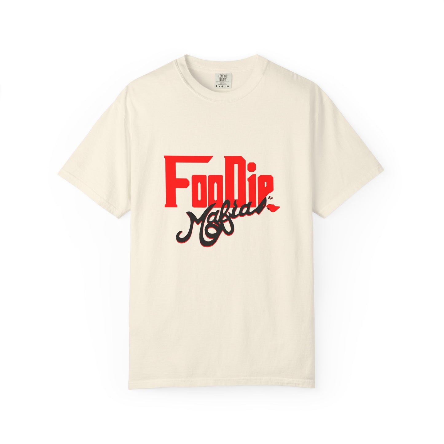 L.O.E.F Red Foodie Mafia Unisex Tee shirt (Black)