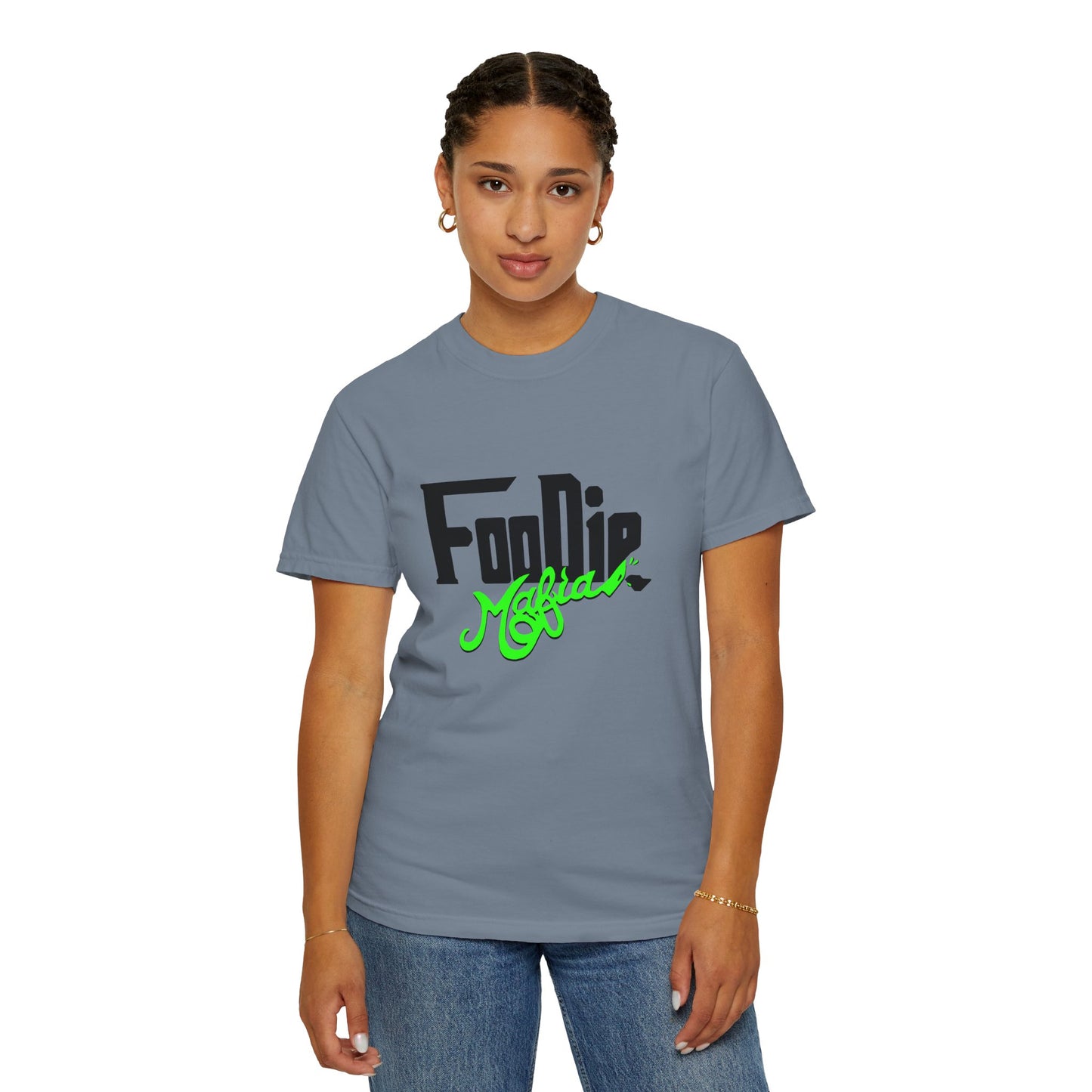 L.O.E.F Foodie Mafia Unisex Tee Shirt (Neon Green)